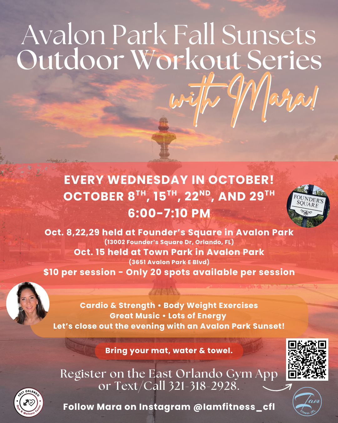 Fall Sunsets Outdoor Workout Series